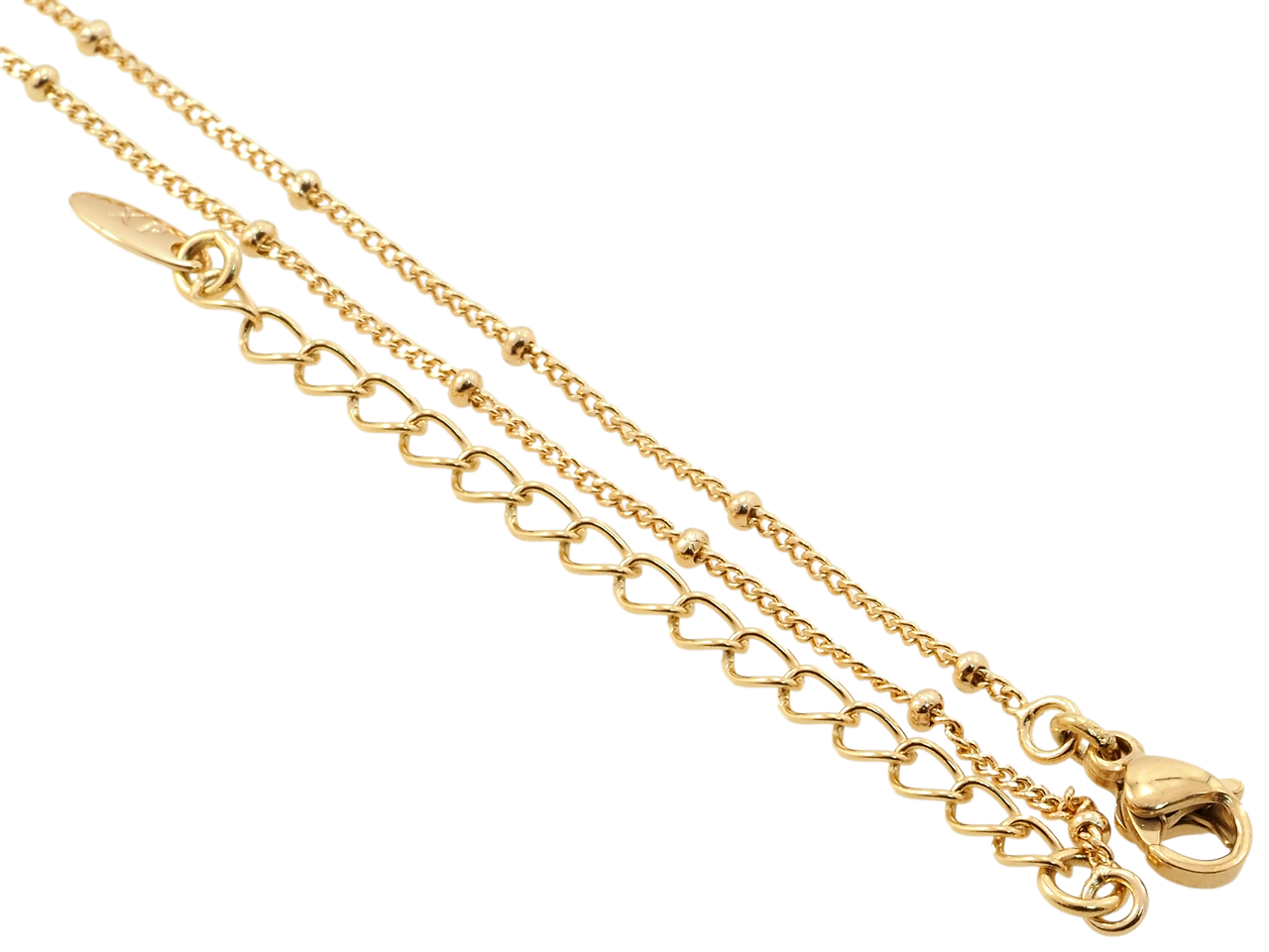 Цепочка Xuping Позолота 18K "Плетение Панцирное с бусинами" длина с доп.цепочкой 50-55см х 1мм
Цепочка Xuping Позолота 18K "Плетение Панцирное с бусинами" длина с доп.цепочкой 50-55см х 1мм