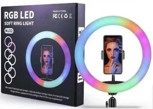 Разноцветная кольцевая светодиодная, Led Лампа для селфи, RGB MJ26 26см, кольцо для фото, набор блогера,
Разноцветная кольцевая светодиодная, Led Лампа для селфи, RGB MJ26 26см, кольцо для фото, набор блогера,