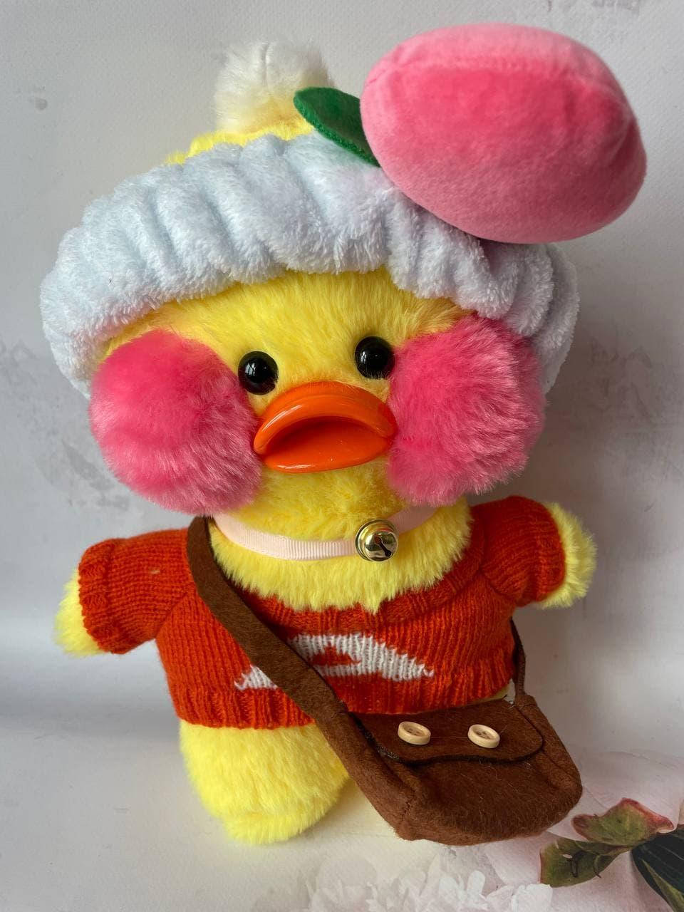 Утка Лалафан в одежде с очками Cafe mimi duck Lalafanfan Duck уточка лалафанфан VN подарок на, Желтый
Утка Лалафан в одежде с очками Cafe mimi duck Lalafanfan Duck уточка лалафанфан VN подарок на, Желтый