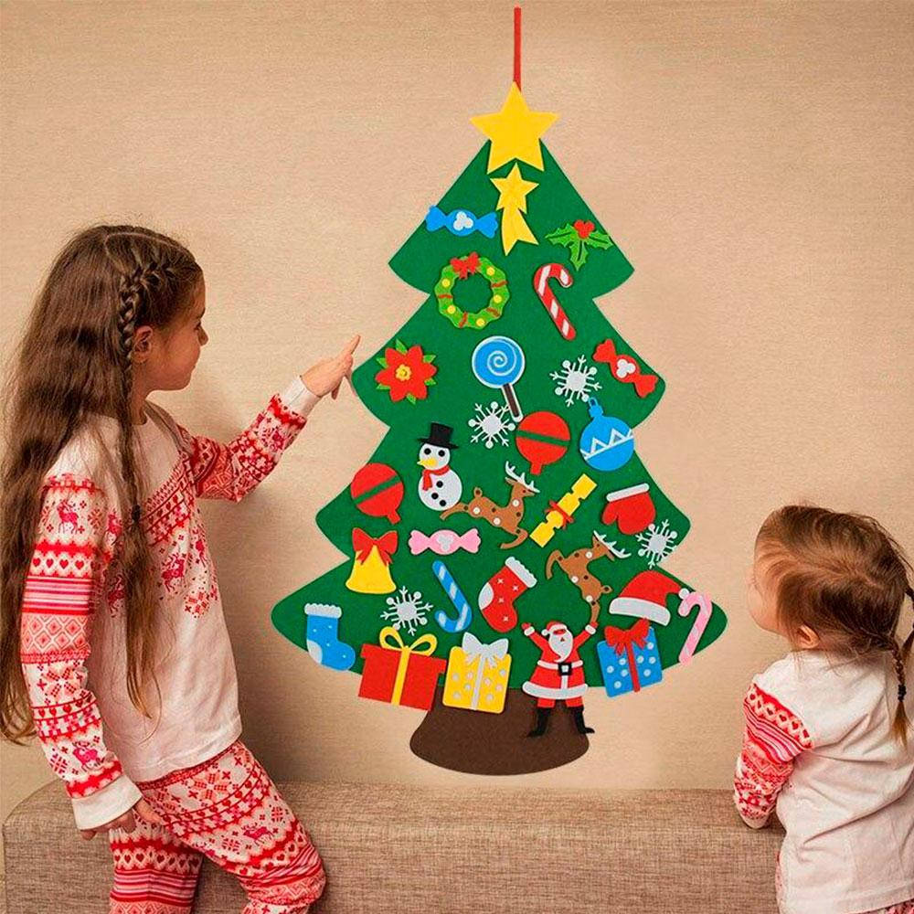 Детская елочка с игрушками из фетра Chrismas Free / Chrismas Free елка для детей на стену 95 х 70см
Детская елочка с игрушками из фетра Chrismas Free / Chrismas Free елка для детей на стену 95 х 70см