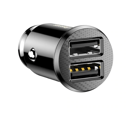 Автомобильное зарядное устройство адаптер Baseus 12V Dual USB 3.1A 5V модель C8-K для Iphone Samsung
Автомобильное зарядное устройство адаптер Baseus 12V Dual USB 3.1A 5V модель C8-K для Iphone Samsung