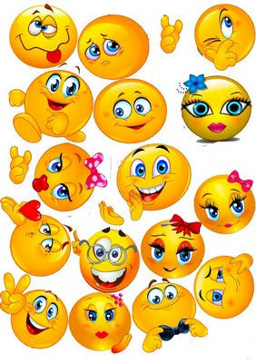 Вафельна картинка для кондитерских виробів Смайлики (листок А4) 3
Вафельна картинка для кондитерских виробів Смайлики (листок А4) 3