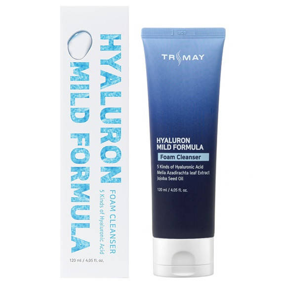 Очищающая пенка с гиалуроновой кислотой Trimay Hyaluron Mild Formula Foam Cleanser 120 ml
Очищающая пенка с гиалуроновой кислотой Trimay Hyaluron Mild Formula Foam Cleanser 120 ml