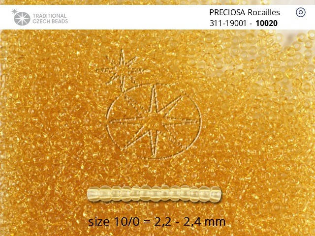 31119/10020/10 Янтарный прозрачный.Чешский бисер Preciosa. Цена за 1 грамм
31119/10020/10 Янтарный прозрачный.Чешский бисер Preciosa. Цена за 1 грамм