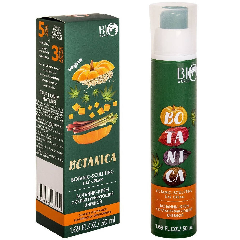 Крем для лица дневной уход за уставшей кожей BIO World Botanica (скульптурирующий) 50 мл
Крем для лица дневной уход за уставшей кожей BIO World Botanica (скульптурирующий) 50 мл