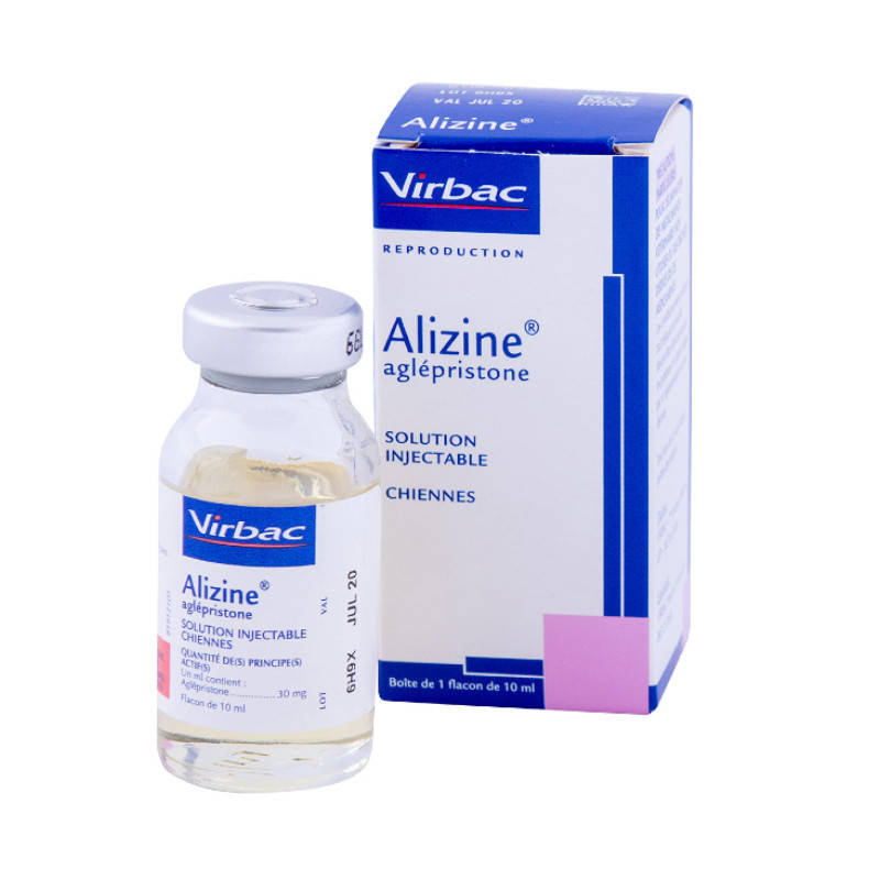 Virbac Alizin 10 мл - препарат Ализин для прерывания беременности либо ее предотвращения
Virbac Alizin 10 мл - препарат Ализин для прерывания беременности либо ее предотвращения