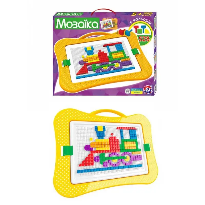 Гр Мозаика №8 "Геометрические фигуры" 3008 (10) "Technok Toys", 528 элементов, игровое поле пенал-чемодан, в
Гр Мозаика №8 "Геометрические фигуры" 3008 (10) "Technok Toys", 528 элементов, игровое поле пенал-чемодан, в
