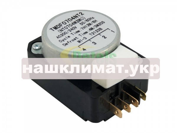 Таймер оттайки Nakagawa NT0704M2MC T1630B для холодильника Sharp, Toshiba, Panasonic
Таймер оттайки Nakagawa NT0704M2MC T1630B для холодильника Sharp, Toshiba, Panasonic
