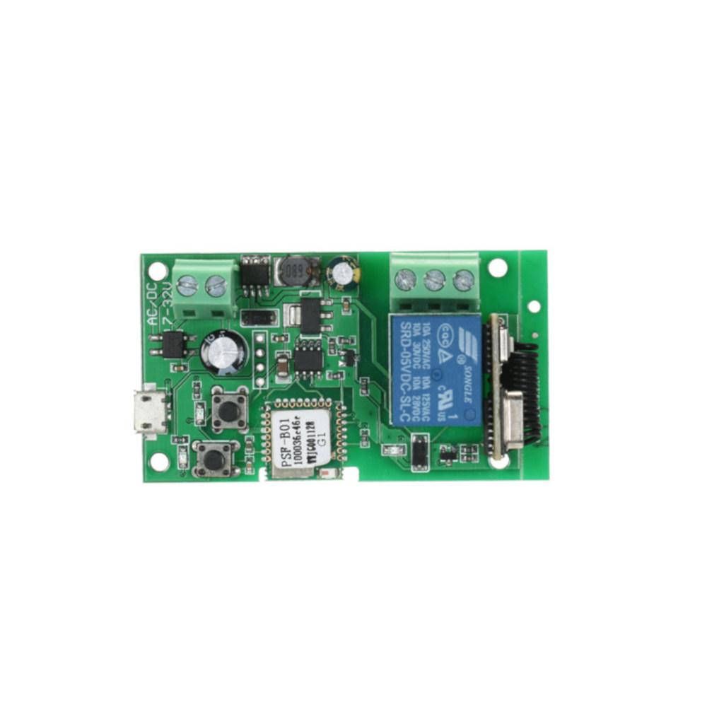 Sonoff 7-32V WiFi Беспроводной Выключатель Для Умного Дома c таймером на 7-32 Вольт ANDROID, iOS
Sonoff 7-32V WiFi Беспроводной Выключатель Для Умного Дома c таймером на 7-32 Вольт ANDROID, iOS