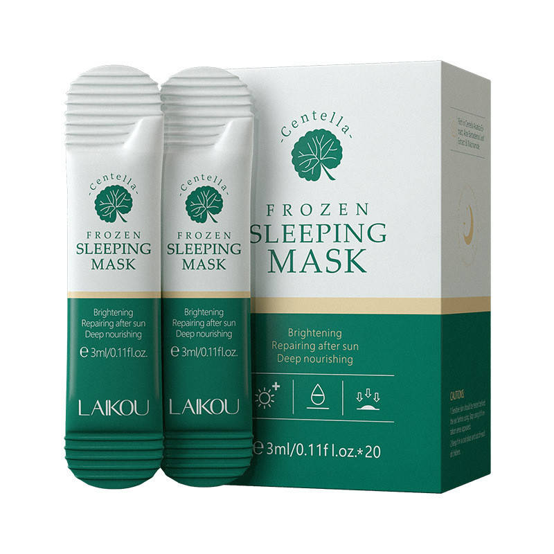 Ночная маска для лица с экстрактом центеллы азиатской Laikou Centella Frozen Sleeping Mask, 3мл
Ночная маска для лица с экстрактом центеллы азиатской Laikou Centella Frozen Sleeping Mask, 3мл