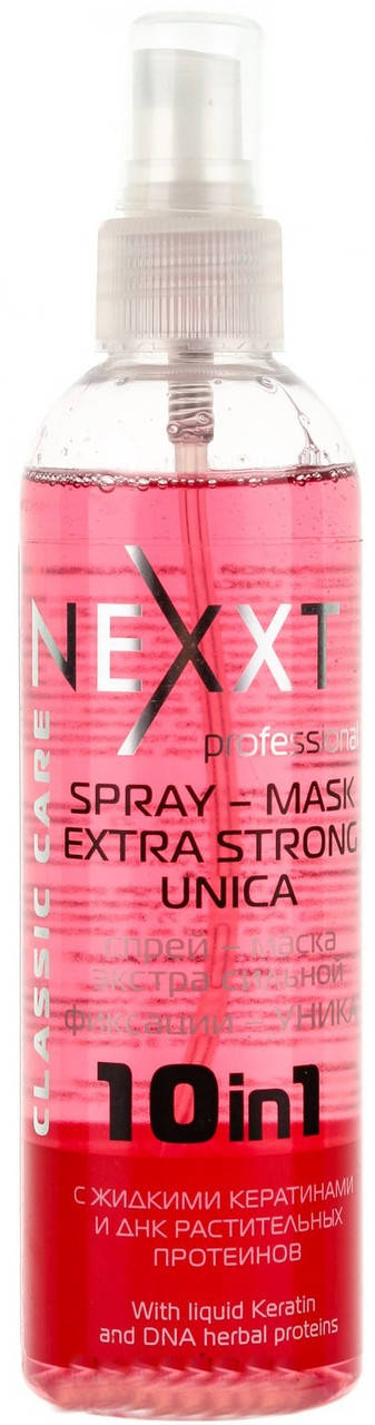 Спрей-маска экстра сильной фиксации 10 в 1 Nexxt Professional Spray-Mask Extra Strong Unica 250 мл
Спрей-маска экстра сильной фиксации 10 в 1 Nexxt Professional Spray-Mask Extra Strong Unica 250 мл
