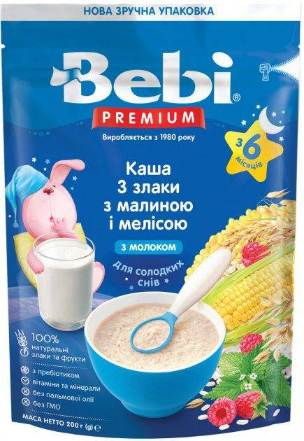 Bebi Каша молочная Премиум 3 злака с малиной и мелиссой 6м+ 200г
Bebi Каша молочная Премиум 3 злака с малиной и мелиссой 6м+ 200г