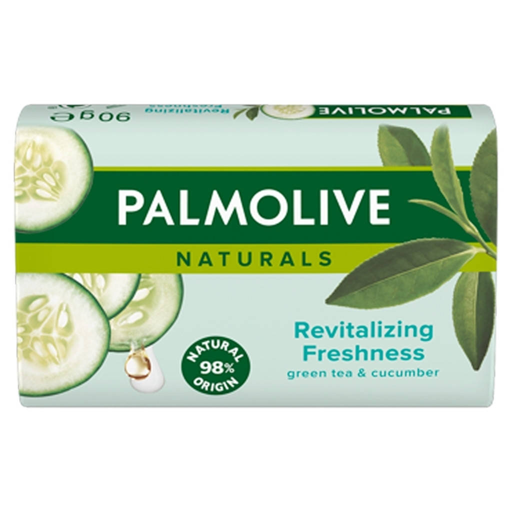 Твердое мыло с экстрактами зеленого чая и огурца Palmolive Naturel 90г (8693495034111)
Твердое мыло с экстрактами зеленого чая и огурца Palmolive Naturel 90г (8693495034111)
