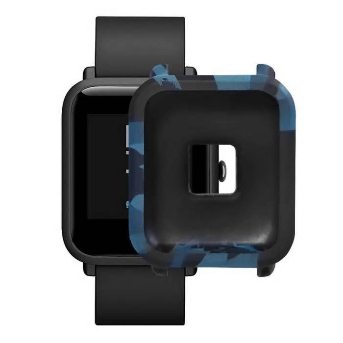 Amazfit Bip / Bip Lite / Bip S Защитный силиконовый чехол для смарт часов, blue camouflage
Amazfit Bip / Bip Lite / Bip S Защитный силиконовый чехол для смарт часов, blue camouflage