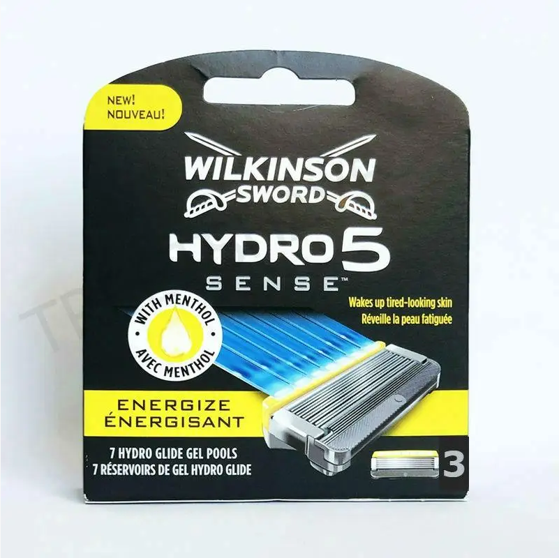 Сменные кассеты Wilkinson Sword (SCHICK) Hydro 5 SENSE Energize with menthol 3 шт. 01275
Сменные кассеты Wilkinson Sword (SCHICK) Hydro 5 SENSE Energize with menthol 3 шт. 01275