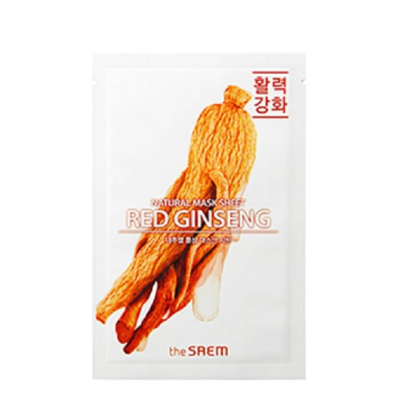 Тканевая маска для лица с экстрактом красного женьшеня The Saem Natural Mask Sheet Red Ginseng 21 мл
Тканевая маска для лица с экстрактом красного женьшеня The Saem Natural Mask Sheet Red Ginseng 21 мл