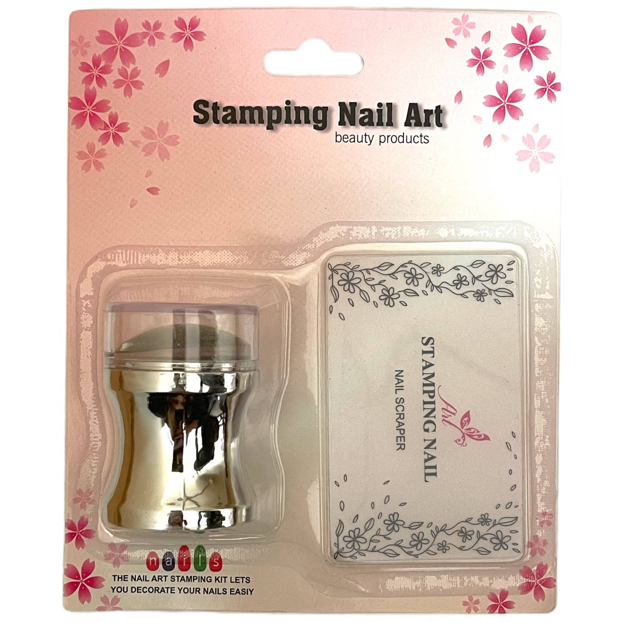 Набор для стемпинга Хром Stamping Nail Art (Штамп односторонний+скрапер), 5 см. Серебро
Набор для стемпинга Хром Stamping Nail Art (Штамп односторонний+скрапер), 5 см. Серебро