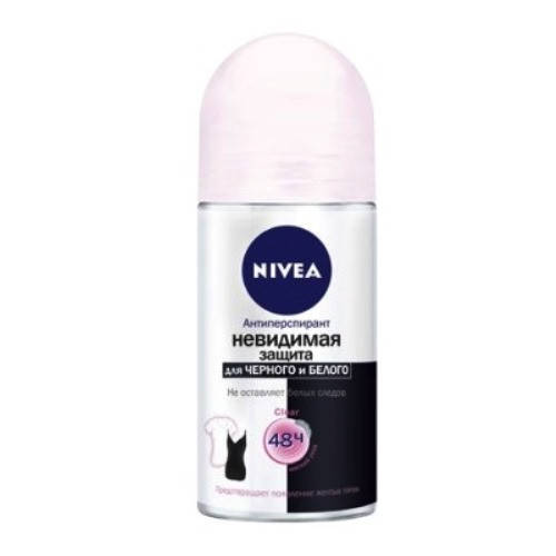 Дезодорант ролик Nivea "Невидимая защита для черного и белого Клеар (Invisible Clear)" женский 50 мл.
Дезодорант ролик Nivea "Невидимая защита для черного и белого Клеар (Invisible Clear)" женский 50 мл.