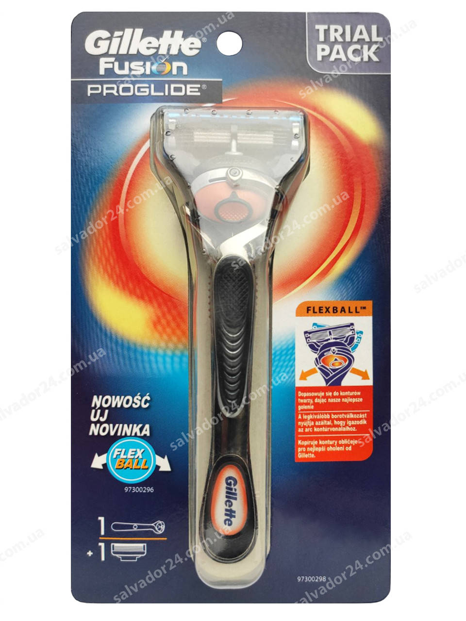 Бритвенный станок Gillette Fusion ProGlide with FlexBall Technology с кассетой для бритья Proglide
Бритвенный станок Gillette Fusion ProGlide with FlexBall Technology с кассетой для бритья Proglide