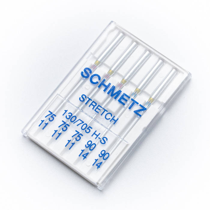 Набор игл для бытовых швейных машин SCHMETZ Stretch 130/705 H-S №75(3 шт), №90(2 шт)
Набор игл для бытовых швейных машин SCHMETZ Stretch 130/705 H-S №75(3 шт), №90(2 шт)