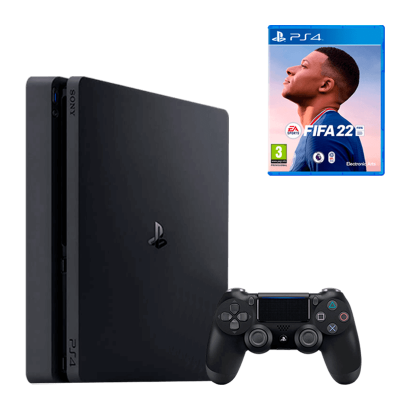 Набор Консоль Sony PlayStation 4 Slim Black 500GB Б/У Хороший + Игра FIFA 22 Русская Озвучка Sony PlayStation
Набор Консоль Sony PlayStation 4 Slim Black 500GB Б/У Хороший + Игра FIFA 22 Русская Озвучка Sony PlayStation