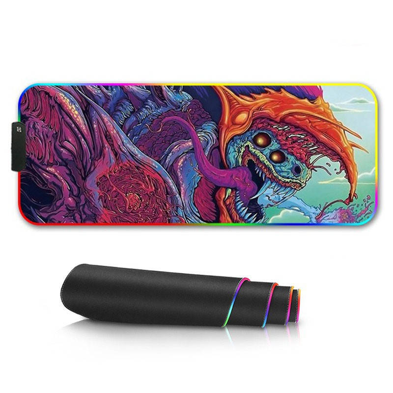 Игровой коврик для мыши с подсветкой большой 80х30 см LED PAD Wild Beast XL (MP-21582) 
Игровой коврик для мыши с подсветкой большой 80х30 см LED PAD Wild Beast XL (MP-21582)