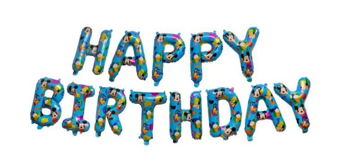 Фольгированные буквы Микки Маус HAPPY BIRTHDAY, 40 см (наша упаковка), Синий
Фольгированные буквы Микки Маус HAPPY BIRTHDAY, 40 см (наша упаковка), Синий