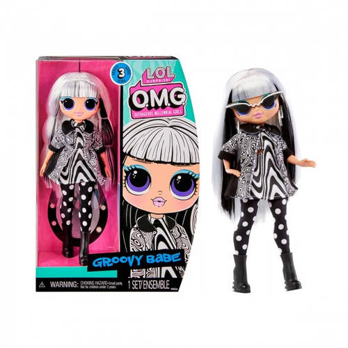 L O L Surprise Кукла ЛОЛ ОМГ Заводная малышка LOL Surprise OMG Groovy Babe 588573 ID