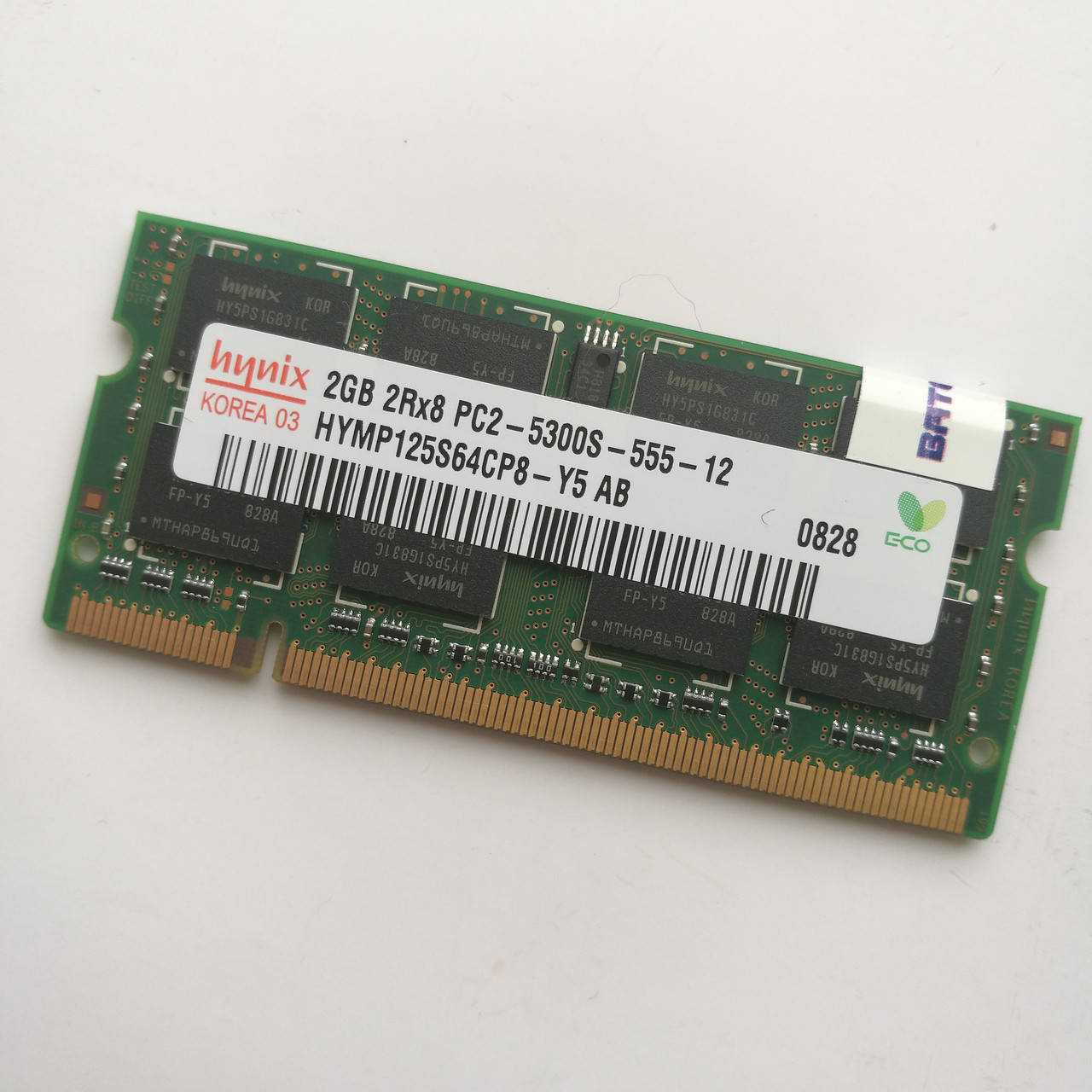 Оперативная память для ноутбука Hynix SODIMM DDR2 2Gb 667MHz 5300s CL5 (HYMP125S64CP8-Y5 AB) Б/У
Оперативная память для ноутбука Hynix SODIMM DDR2 2Gb 667MHz 5300s CL5 (HYMP125S64CP8-Y5 AB) Б/У