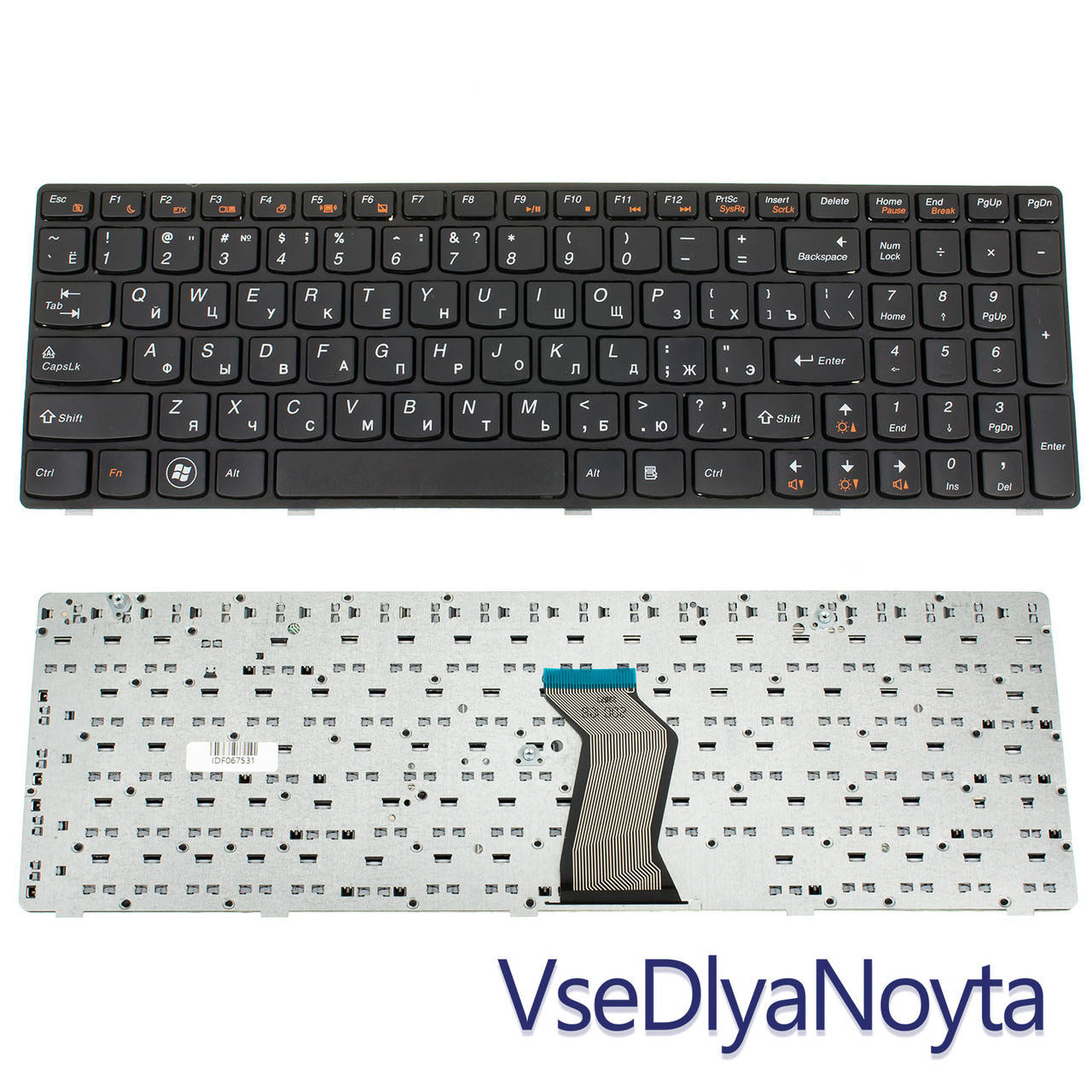 Клавиатура для ноутбука LENOVO (G580, G585, N580, N585, Z580, Z585) rus, black, black frame, Черный
Клавиатура для ноутбука LENOVO (G580, G585, N580, N585, Z580, Z585) rus, black, black frame, Черный