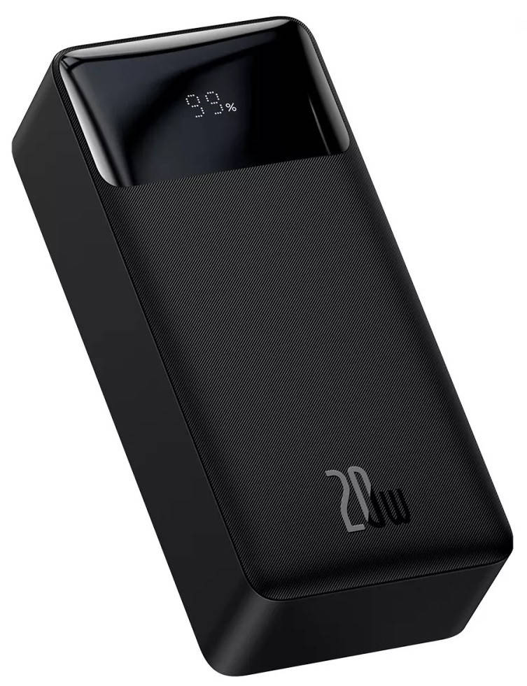 PowerBank с быстрой зарядкой Повербанк BASEUS Bipow 30000mAh |2USB/1Type-C, PD/QC, 20W, Черный 
PowerBank с быстрой зарядкой Повербанк BASEUS Bipow 30000mAh |2USB/1Type-C, PD/QC, 20W, Черный