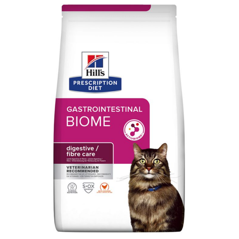 Корм для котів Hill's Prescription Diet Feline Gastrointestinal Biome Digestive / Fibre Care Chicken 3 кг
Корм для котів Hill's Prescription Diet Feline Gastrointestinal Biome Digestive / Fibre Care Chicken 3 кг
