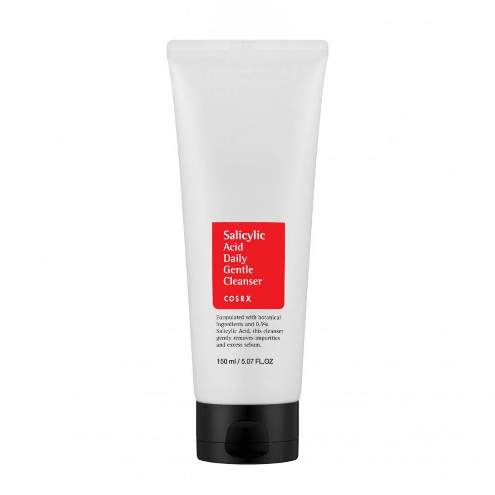 Пенка для умывания комбинированной, жирной проблемной кожи COSRX Salicylic Acid Daily Gentle Cleanser 150ml
Пенка для умывания комбинированной, жирной проблемной кожи COSRX Salicylic Acid Daily Gentle Cleanser 150ml