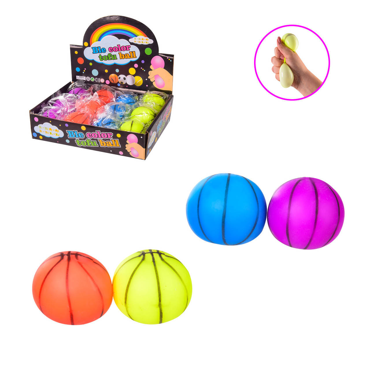 Игрушка антистресс 0613-25 (288шт) баскет мячик, 4 цвета, 12шт в дисплей боксе|цена за шт|р-р упаковки –
Игрушка антистресс 0613-25 (288шт) баскет мячик, 4 цвета, 12шт в дисплей боксе|цена за шт|р-р упаковки –