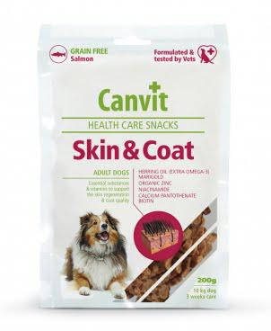 Canvit (Канвит Скин Коат ) Skin&Coat - лакомства для здоровой кожи и густой блестящей шерсти, 200г
Canvit (Канвит Скин Коат ) Skin&Coat - лакомства для здоровой кожи и густой блестящей шерсти, 200г