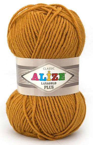 Alize Lanagold Plus (Ализе Ланаголд Плюс) № 645 горчичный (Пряжа, нитки для вязания полушерсть)
Alize Lanagold Plus (Ализе Ланаголд Плюс) № 645 горчичный (Пряжа, нитки для вязания полушерсть)