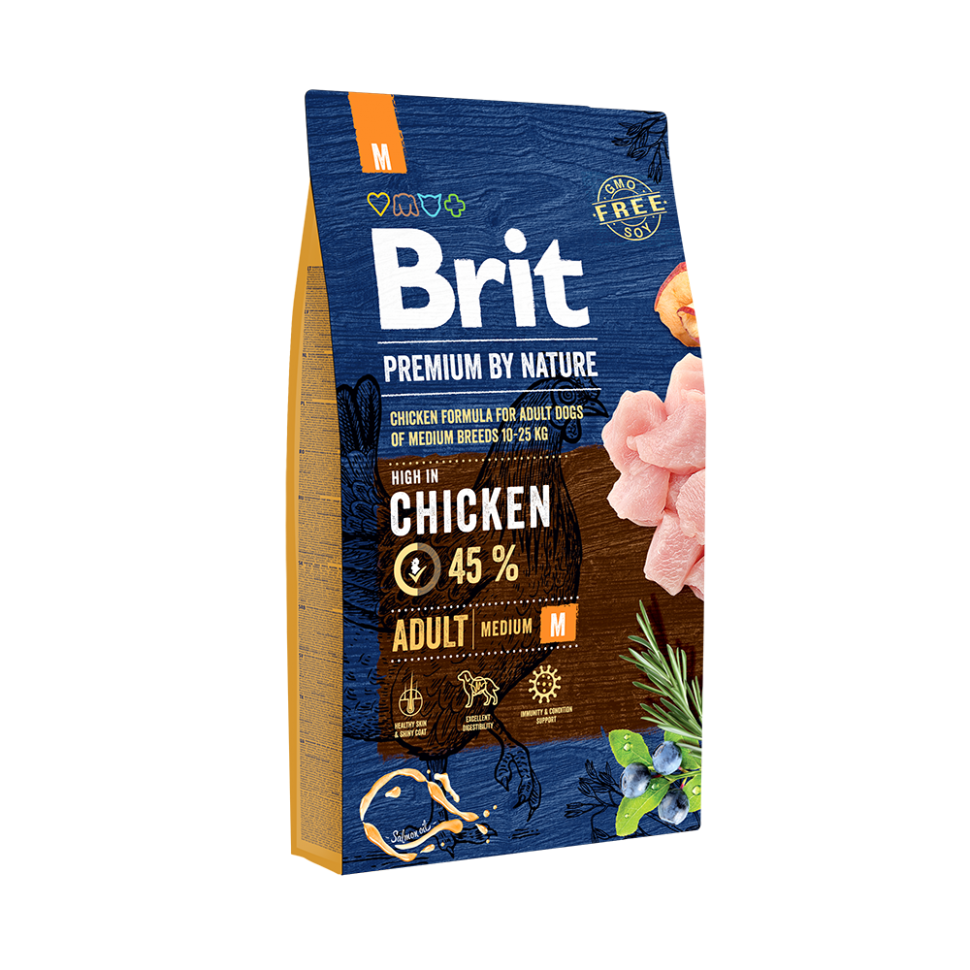 Сухой корм Brit Premium Dog Adult M для взрослых собак средних пород со вкусом курицы 8 кг
Сухой корм Brit Premium Dog Adult M для взрослых собак средних пород со вкусом курицы 8 кг