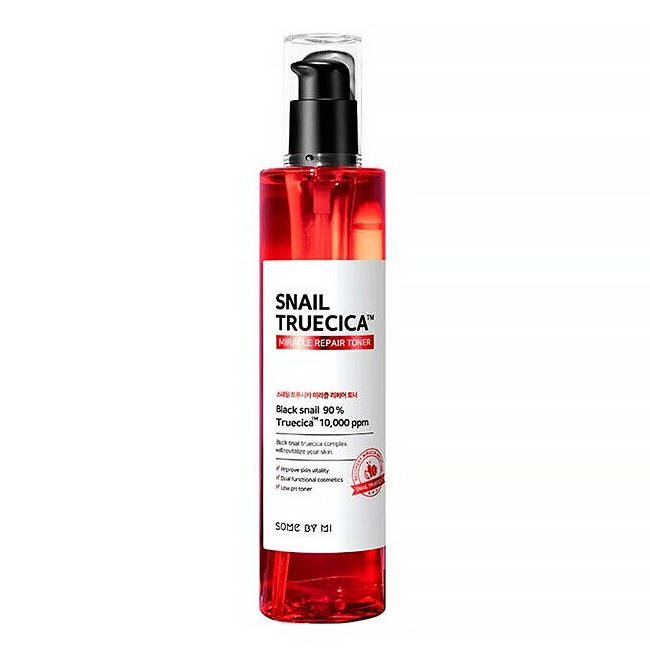 Восстанавливающий тонер с муцином улитки Some By Mi Snail Truecica Miracle Repair Toner
Восстанавливающий тонер с муцином улитки Some By Mi Snail Truecica Miracle Repair Toner