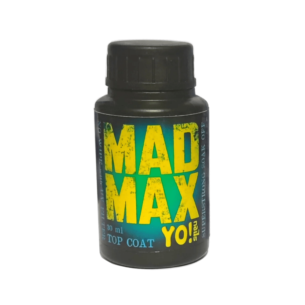 Yo!Nails Mad Max With UV-protect - топ суперстойкий без липкого слоя (с УФ фильтром), 30 мл
Yo!Nails Mad Max With UV-protect - топ суперстойкий без липкого слоя (с УФ фильтром), 30 мл