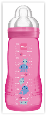 Easy Active Baby Bottle 330ml Deep Ocean - бутылочка для кормления Бутылочка MAM для активных малышей, Розовый
Easy Active Baby Bottle 330ml Deep Ocean - бутылочка для кормления Бутылочка MAM для активных малышей, Розовый