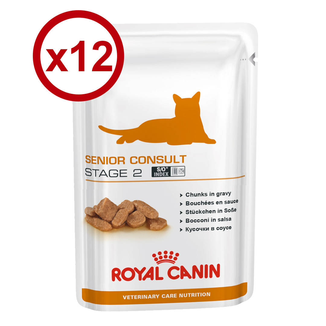 Royal Canin Senior Consult Stage 2 для котов и кошек старше 7 лет 100г*12шт 
Royal Canin Senior Consult Stage 2 для котов и кошек старше 7 лет 100г*12шт