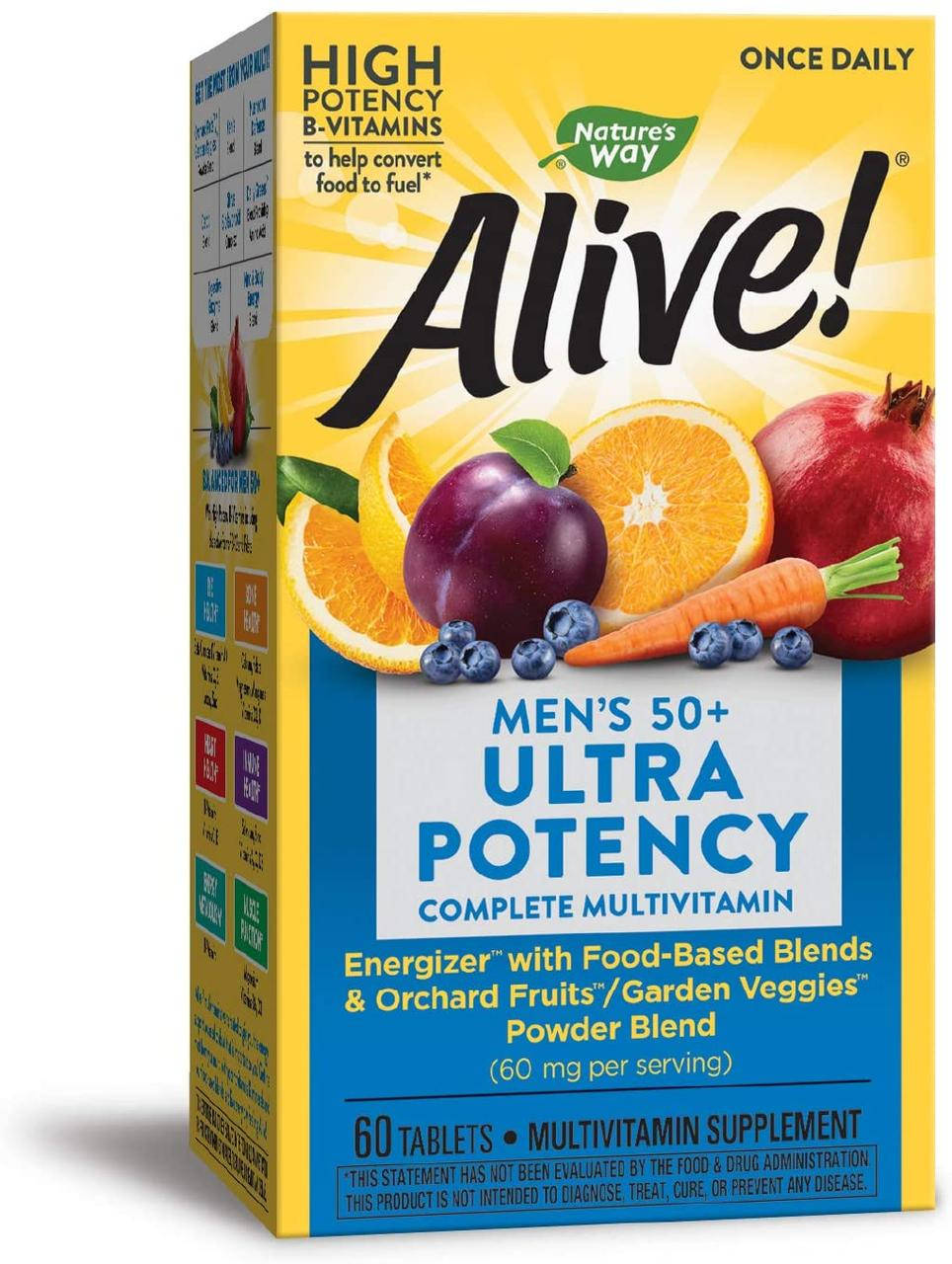 СРОК ГОДНОСТИ 9/22 Мужские 50+ витамины Nature's Way Alive Men's 50+ Ultra Potency 60 таблеток
СРОК ГОДНОСТИ 9/22 Мужские 50+ витамины Nature's Way Alive Men's 50+ Ultra Potency 60 таблеток