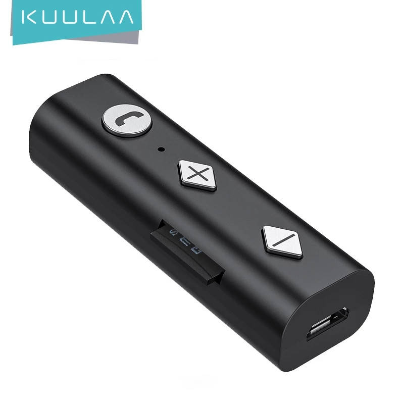 Приемник KUULAA Bluetooth 5.0, 3.5 мм, AUX-разъем, беспроводной адаптер, передатчик для авто, ПК, наушников
Приемник KUULAA Bluetooth 5.0, 3.5 мм, AUX-разъем, беспроводной адаптер, передатчик для авто, ПК, наушников