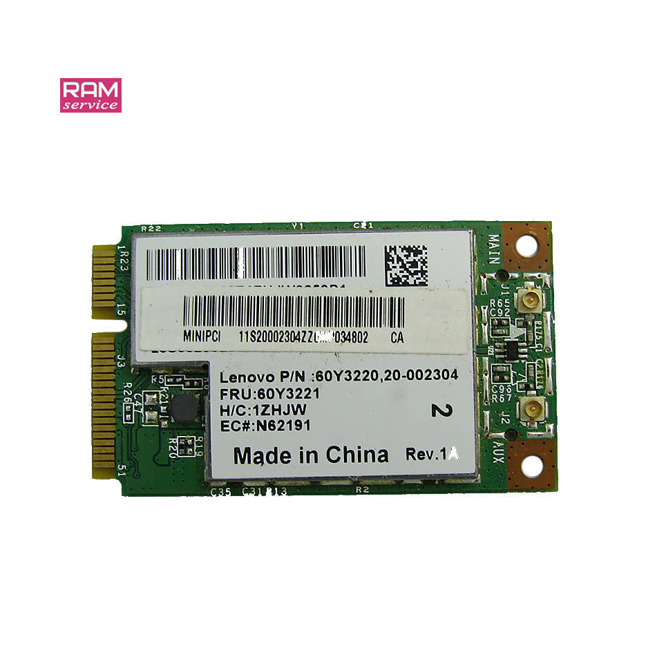 Адаптер wi-fi, знятий з ноутбука, Lenovo G550 Series, 60Y3220, Б/В. В хорошому стані, без пошкоджень.
Адаптер wi-fi, знятий з ноутбука, Lenovo G550 Series, 60Y3220, Б/В. В хорошому стані, без пошкоджень.