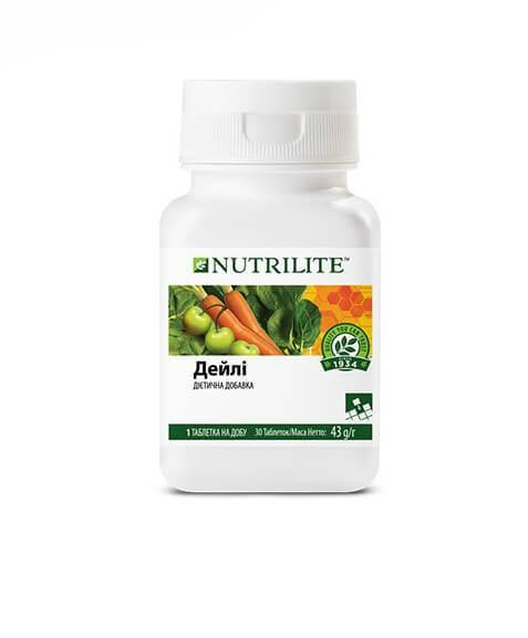 Витамины с натуральным составом комплекс для иммунной системи ,Дейли NUTRILITE 60 табл.
Витамины с натуральным составом комплекс для иммунной системи ,Дейли NUTRILITE 60 табл.