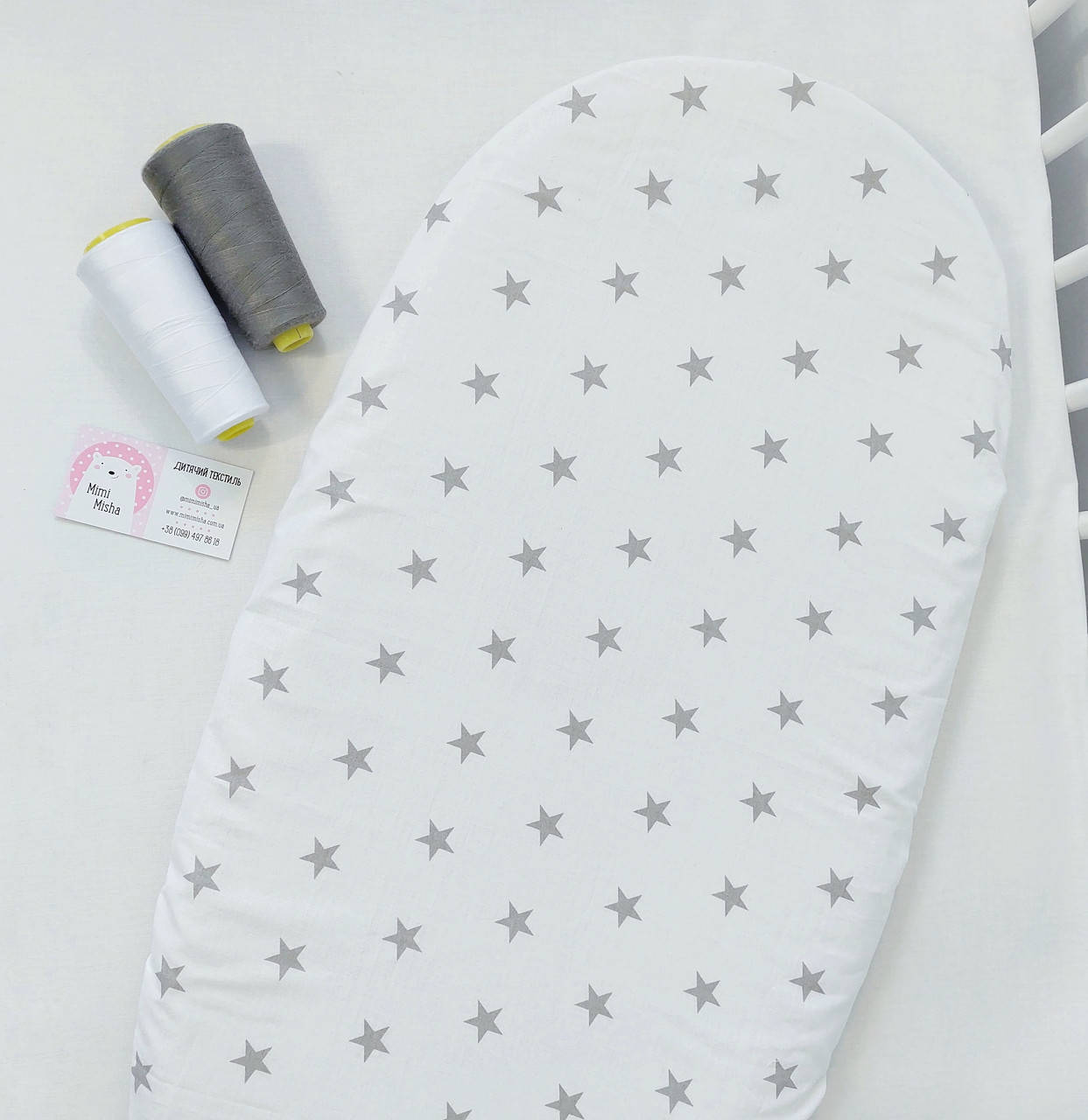 Простинка на резинці у візочок, простиня дитяча у коляску (Простынь на резинке в коляску)