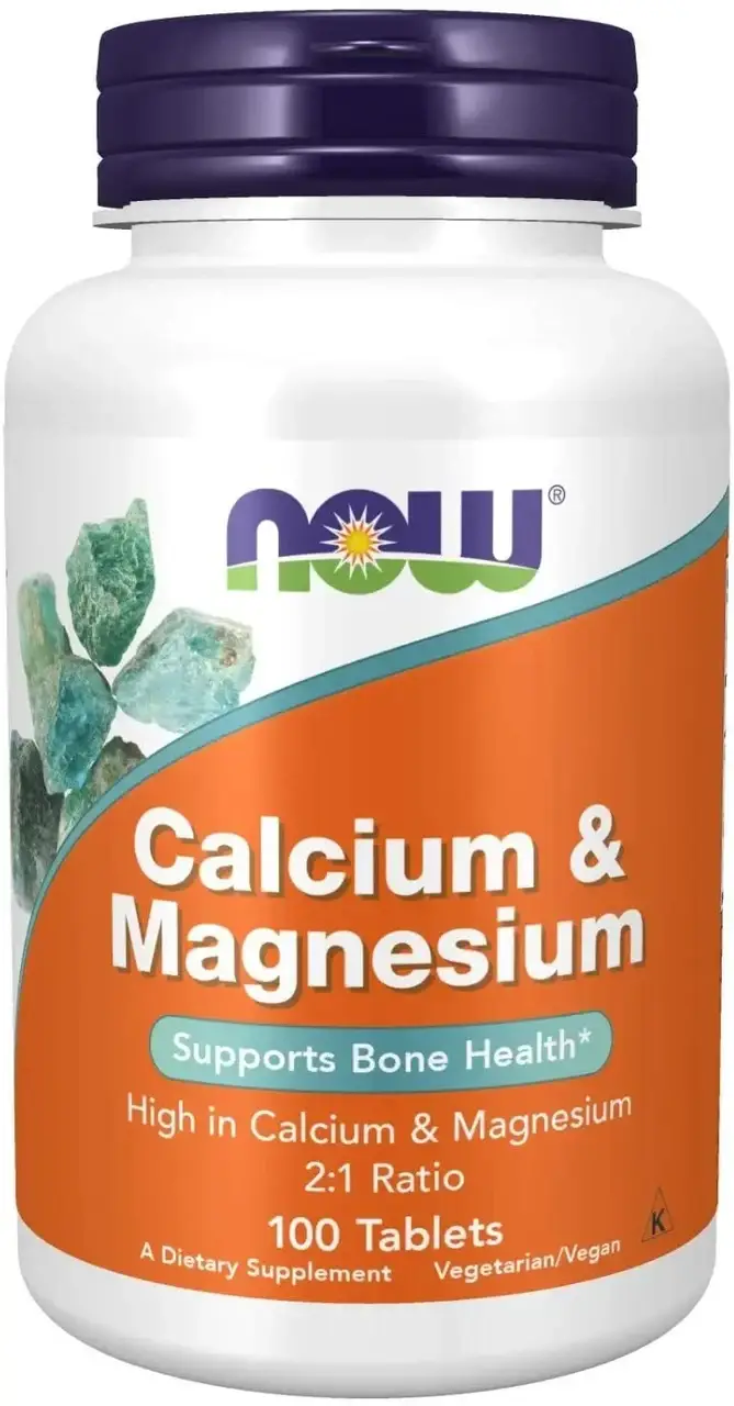 Кальций и магний, Calcium & Magnesium 2:1, Now Foods, 500/250 мг, 100 таблеток (NOW-01270)
Кальций и магний, Calcium & Magnesium 2:1, Now Foods, 500/250 мг, 100 таблеток (NOW-01270)