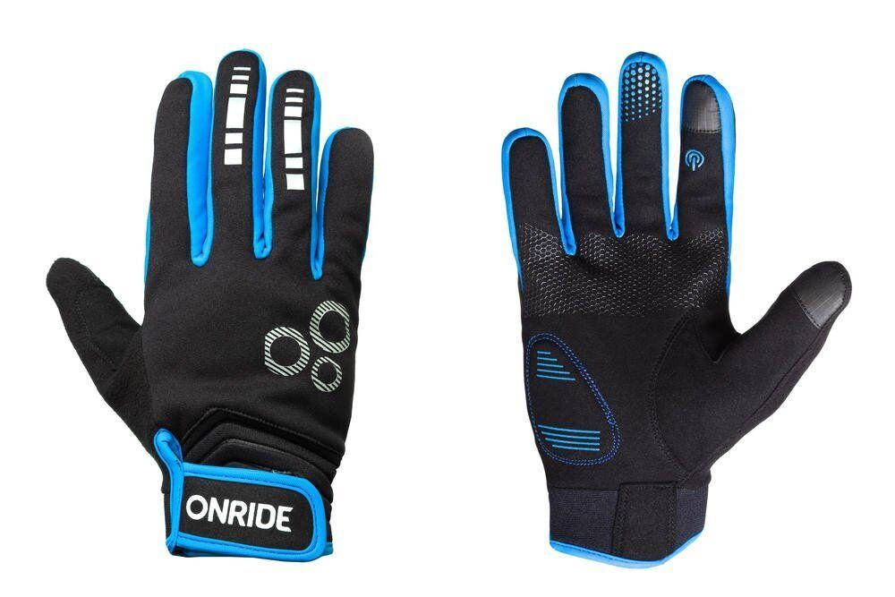

Перчатки ONRIDE Pleasure 20 черный/синий