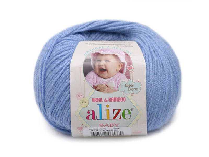Alize Baby Wool, Голубой №40
Alize Baby Wool, Голубой №40