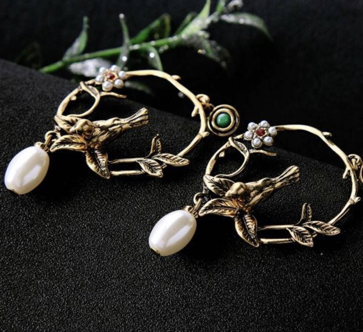 Винтажные серьги «Птицы"
Винтажные серьги «Птицы"